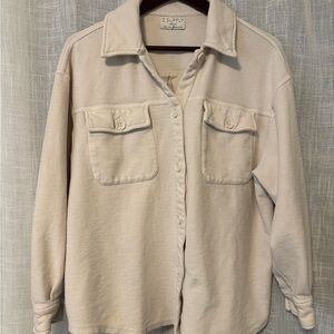 Z Supply Off-White All Day Knit Jacket